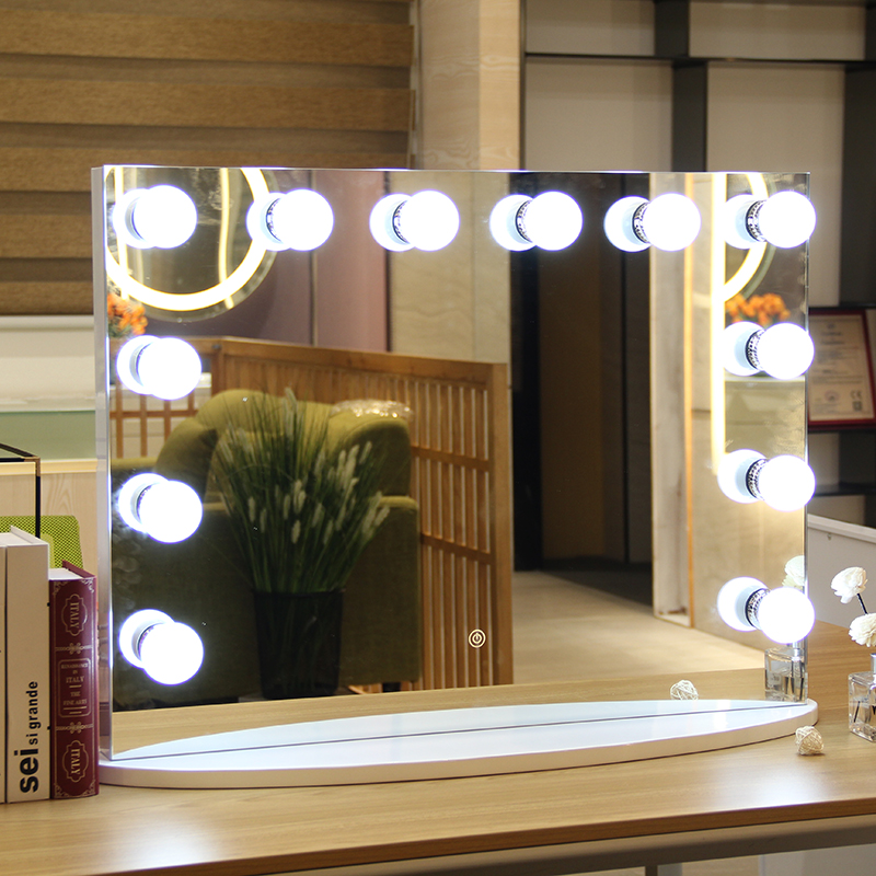 Vanity mirror with led lights